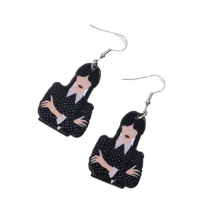 Acrylic Earrings – Collection II - Wolf Moon