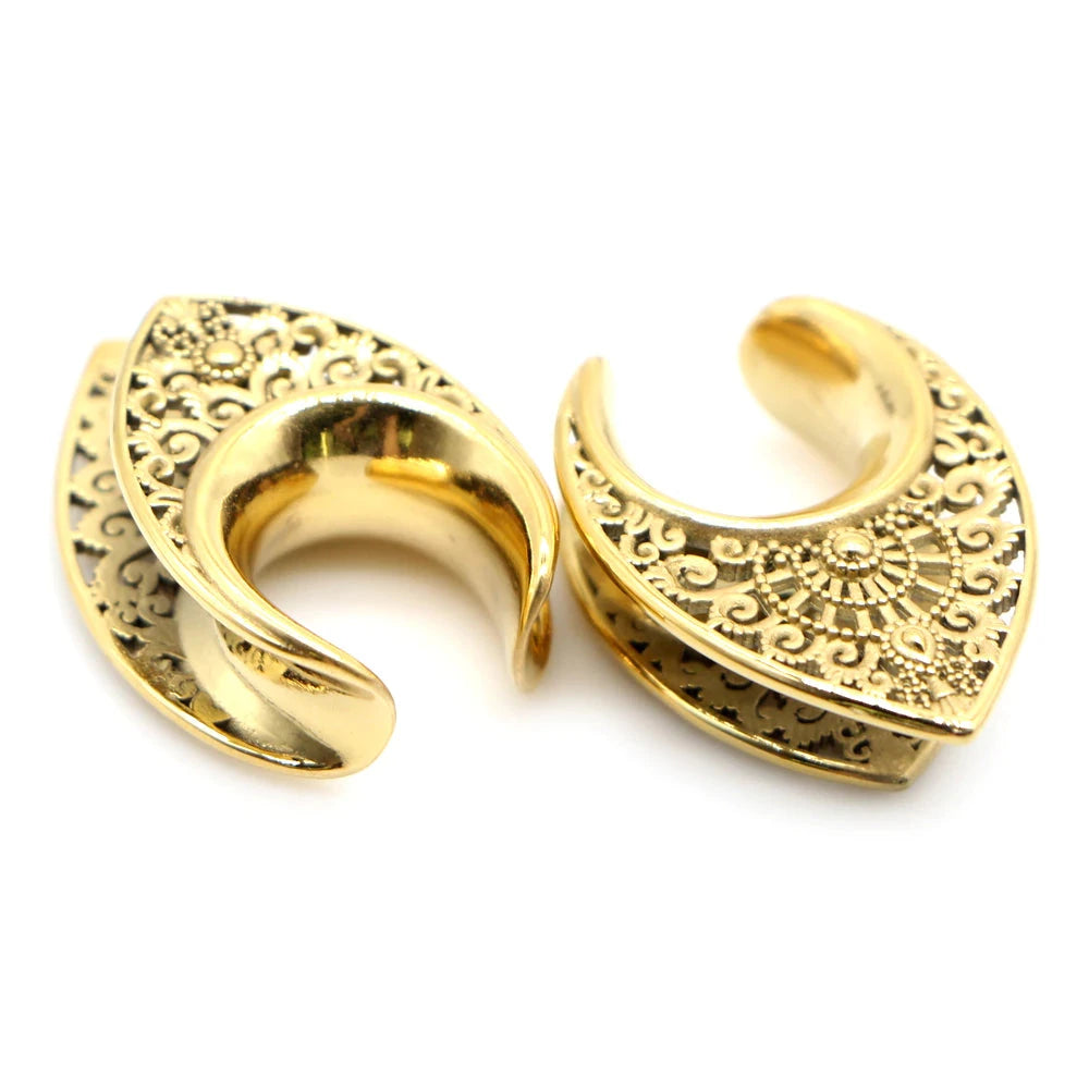 Plug - Ornate Saddles (Stainless Steel) - Wolf Moon