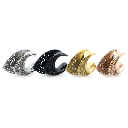 Plug - Ornate Saddles (Stainless Steel) - Wolf Moon