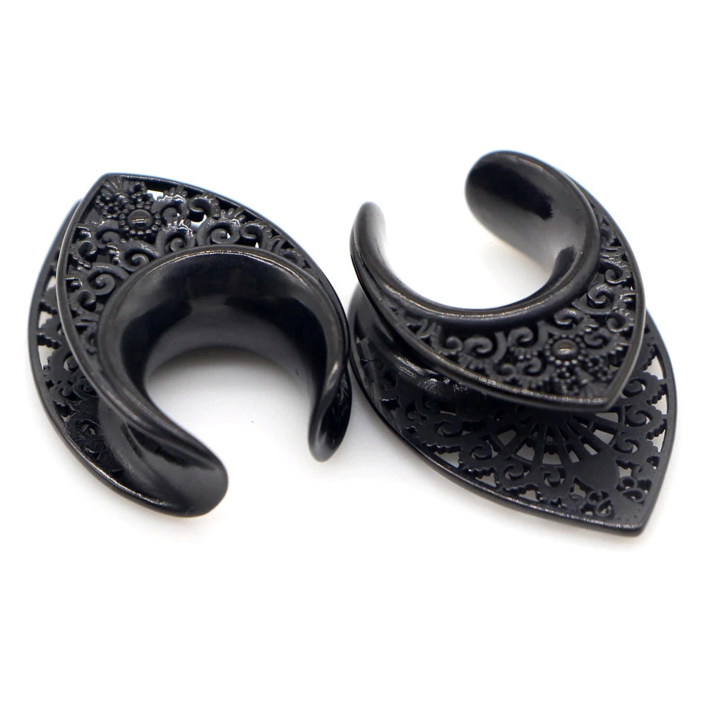 Plug - Ornate Saddles (Stainless Steel) - Wolf Moon