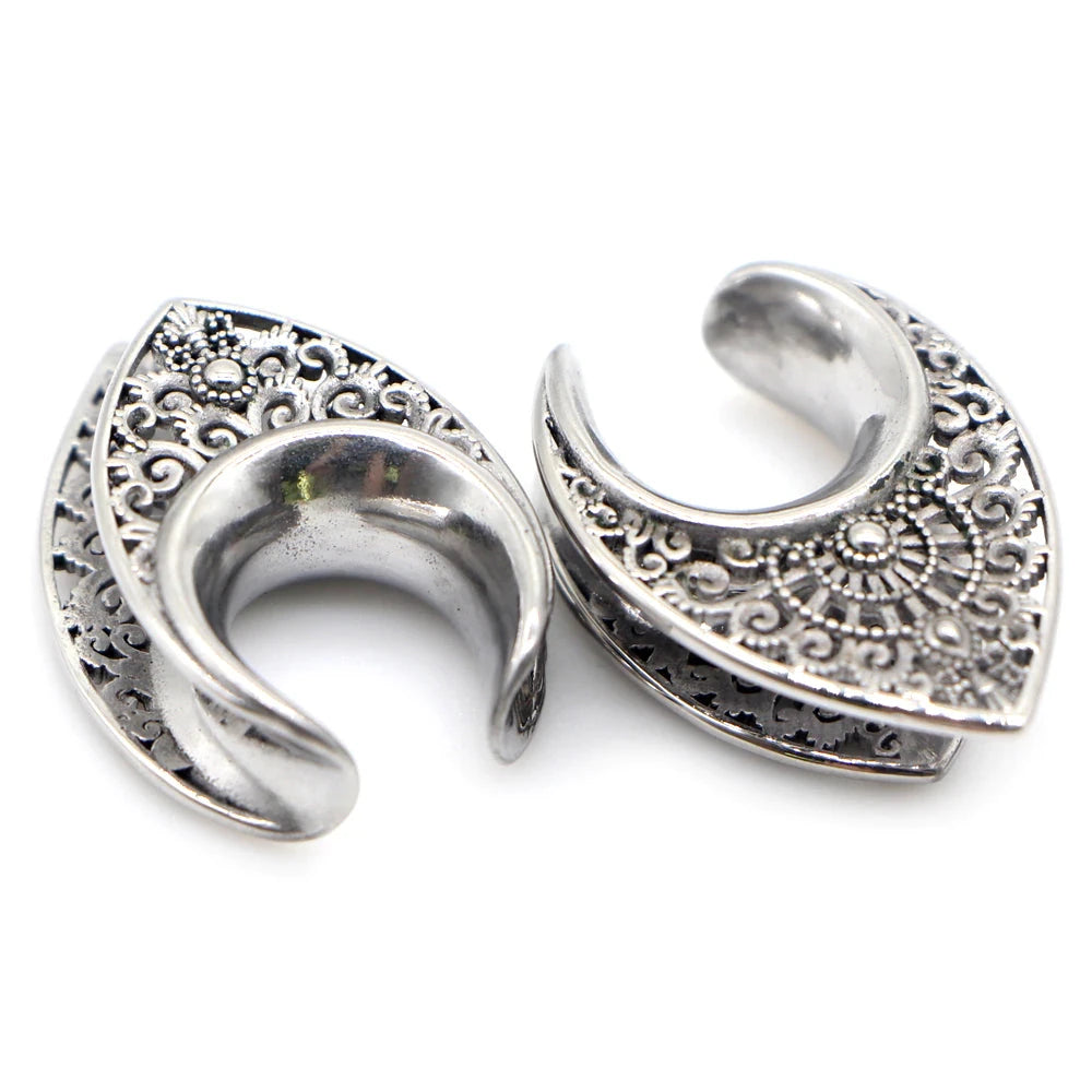 Plug - Ornate Saddles (Stainless Steel) - Wolf Moon