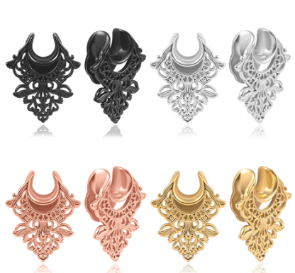 Plug - Lace Saddle (Stainless Steel) - Wolf Moon