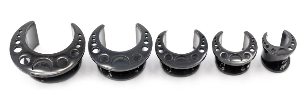 Plug - Moon Phase Saddle (Stainless Steel) - Wolf Moon
