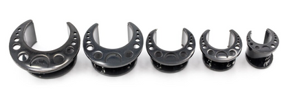 Plug - Moon Phase Saddle (Stainless Steel) - Wolf Moon