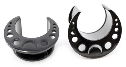 Plug - Moon Phase Saddle (Stainless Steel) - Wolf Moon