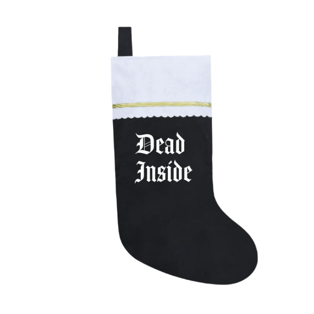 Christmas Stocking - Dead Inside - Wolf Moon